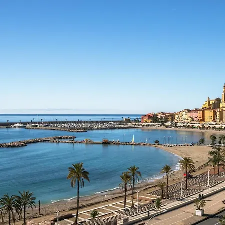 Le Rocamare - Piscine Toit Terrasse Parking Prive Menton